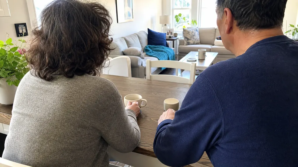 A family discussing final expense insurance options at home